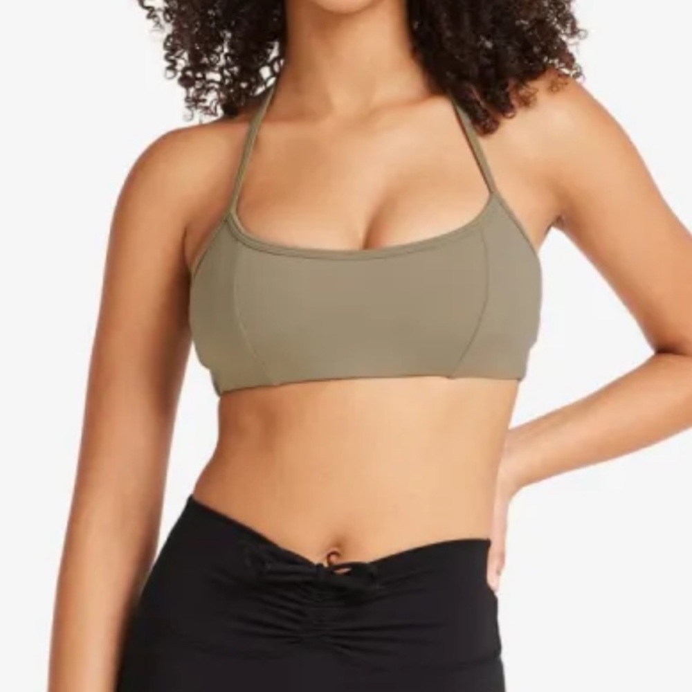 Serenity Contour Halter Top Khaki